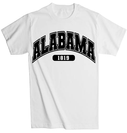 Alabama State T-Shirts – Est. 1819: Celebrate Your Southern Roots