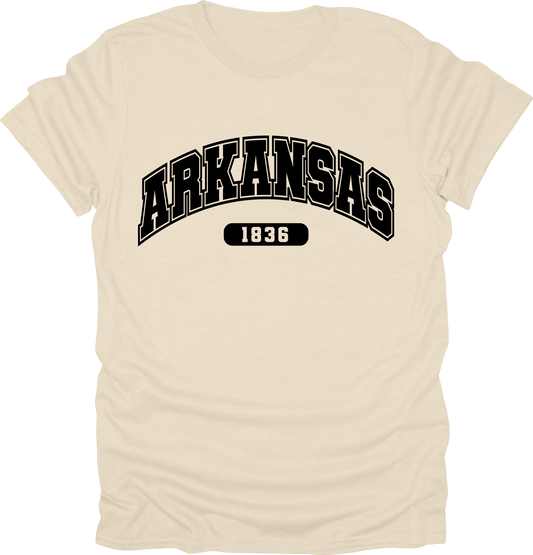 Arkansas Statewear – Est. 1836: Natural State T-Shirt Collection