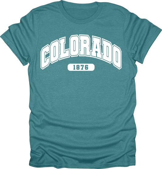 Colorado State Apparel – Est. 1876: Rocky Mountain Pride T-shirt