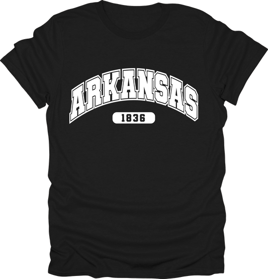 Arkansas Statewear – Est. 1836: Natural State T-Shirt Collection