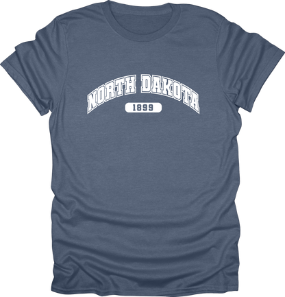 North Dakota T-Shirts – Est. 1889: Peace Garden State Style